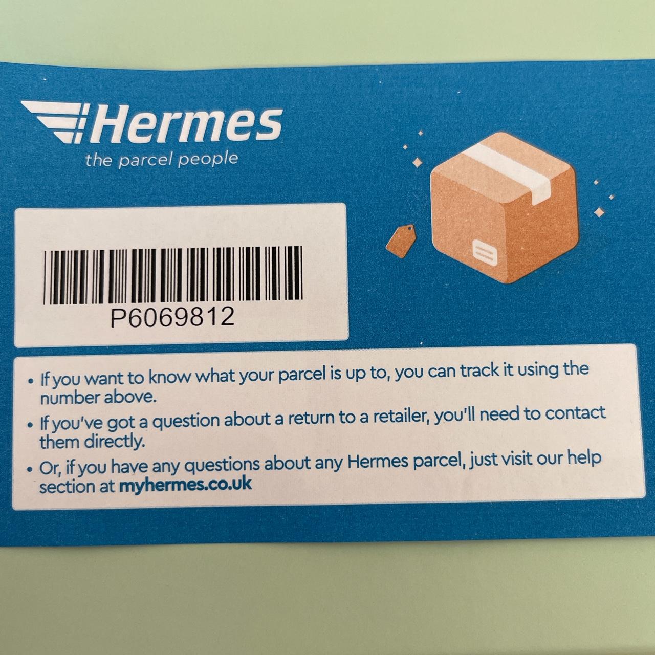 Here is the tracking number for the Schoffel Gilet... Depop