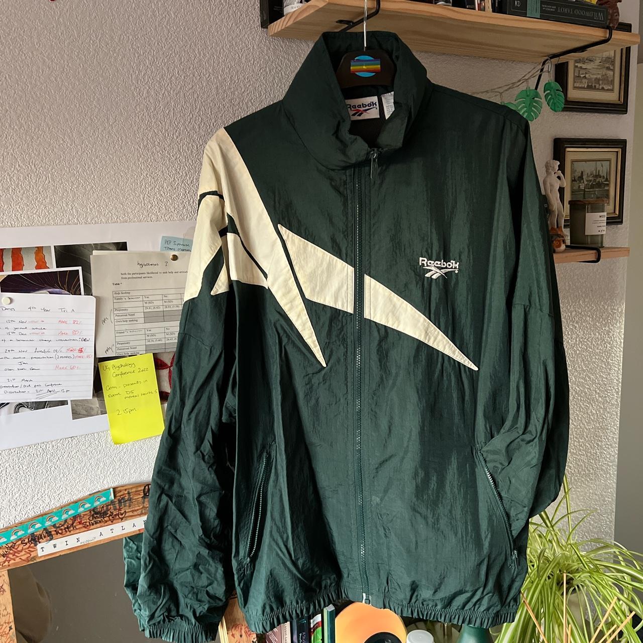 Reebok Men's Green Jacket | Depop