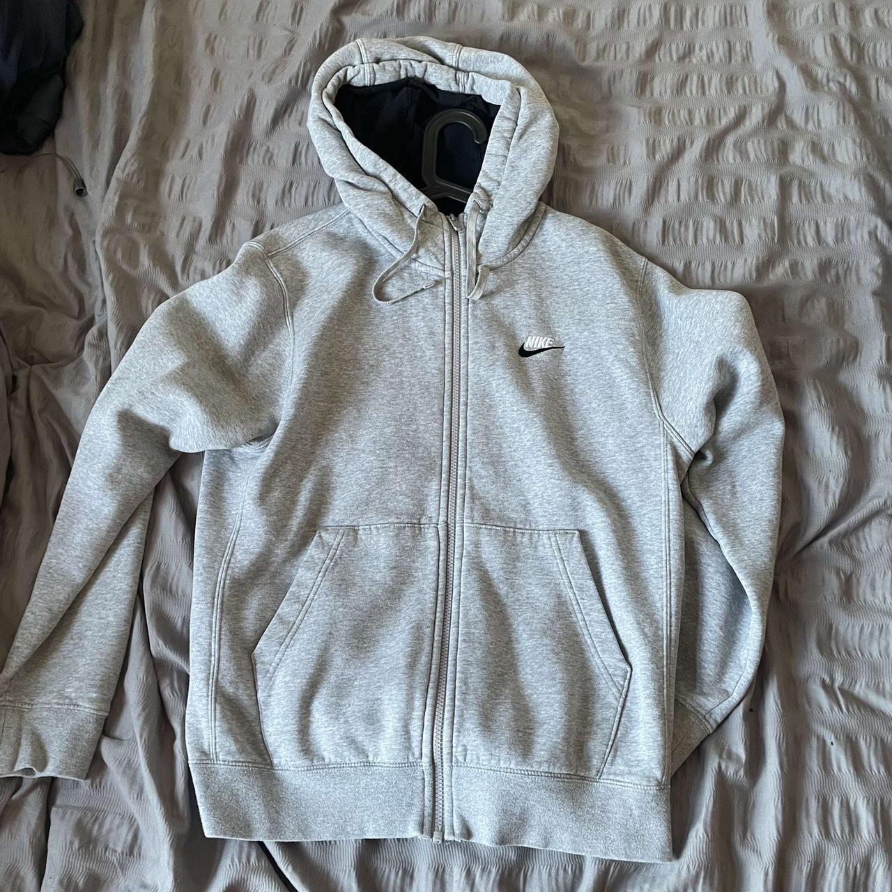 Grey nike tracksuit Great condition no sign of wear... - Depop