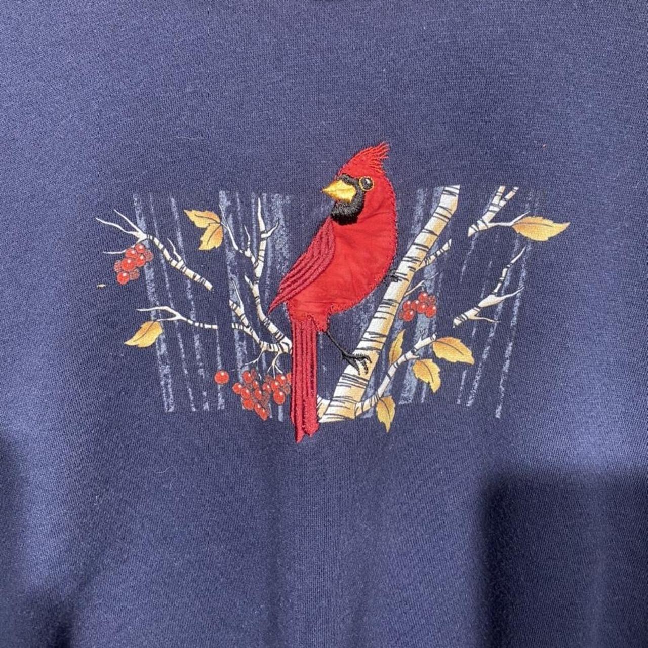 Cardinal bird sweater best sale