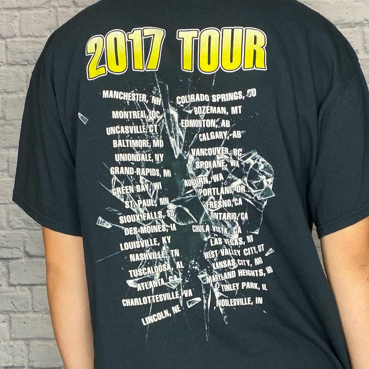 Def Leppard Poison XXX Tesla 2017 Tour Tee... - Depop
