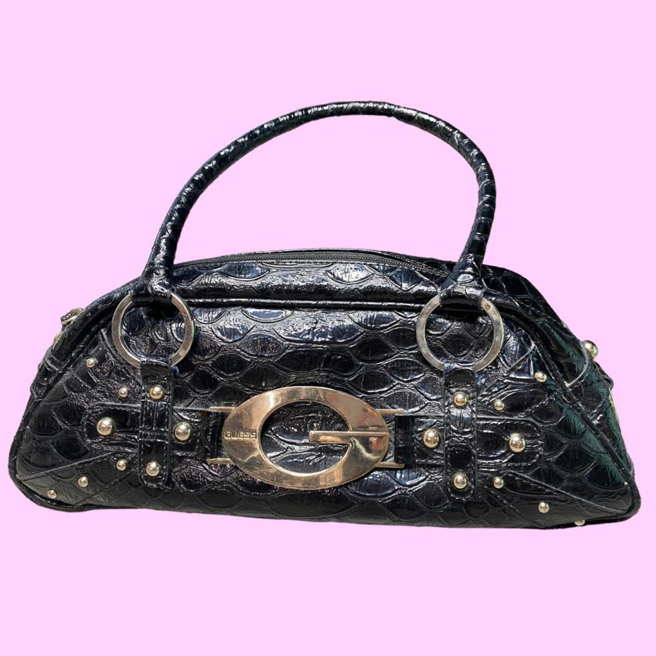 guess crocodile purse