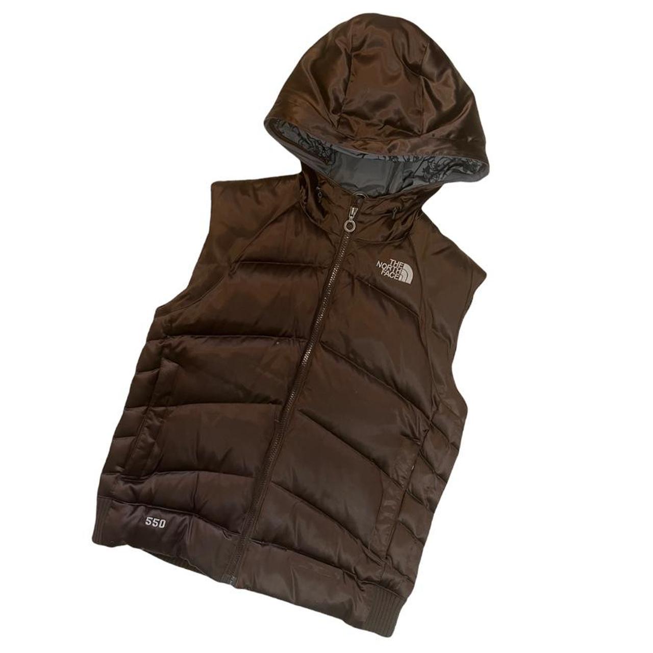 the north face brown gilet