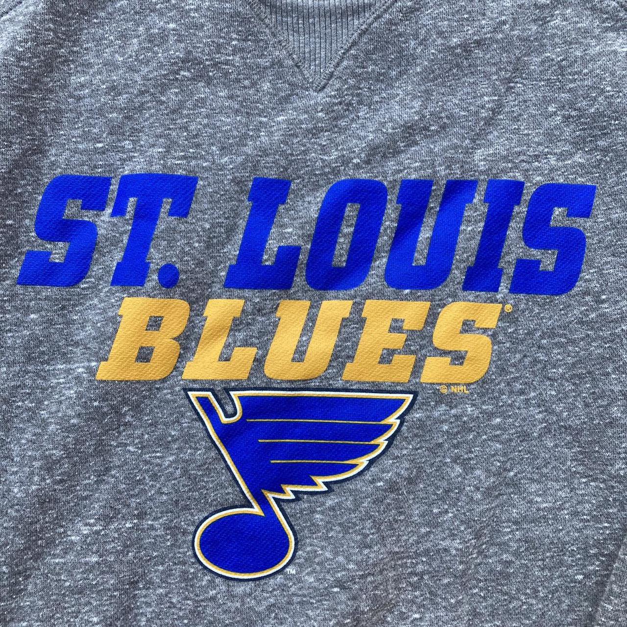 St. Louis Blues vintage sweatshirt size - Depop