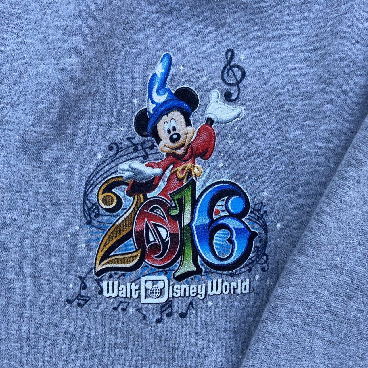 Walt Disney World Mickey Mouse Zip Up Hoodie Size:... - Depop