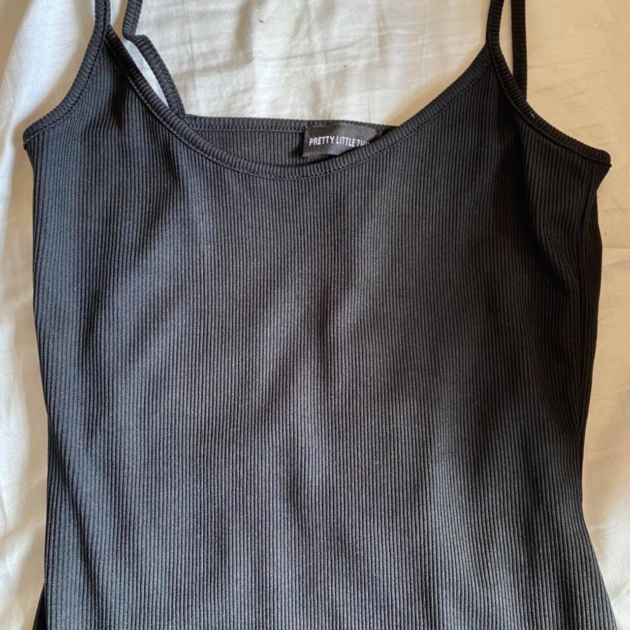 FREE SHIPPING! Plt black ribbed dress, in a size 10,... Depop