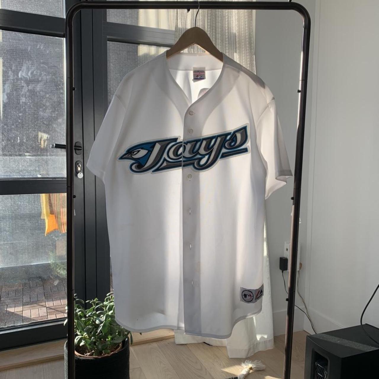 Rare baseball jersey authentic it is polyester - Depop