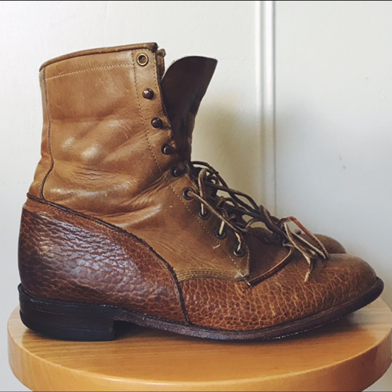 vintage-justin-boots-made-in-the-usa-men-s-size-depop