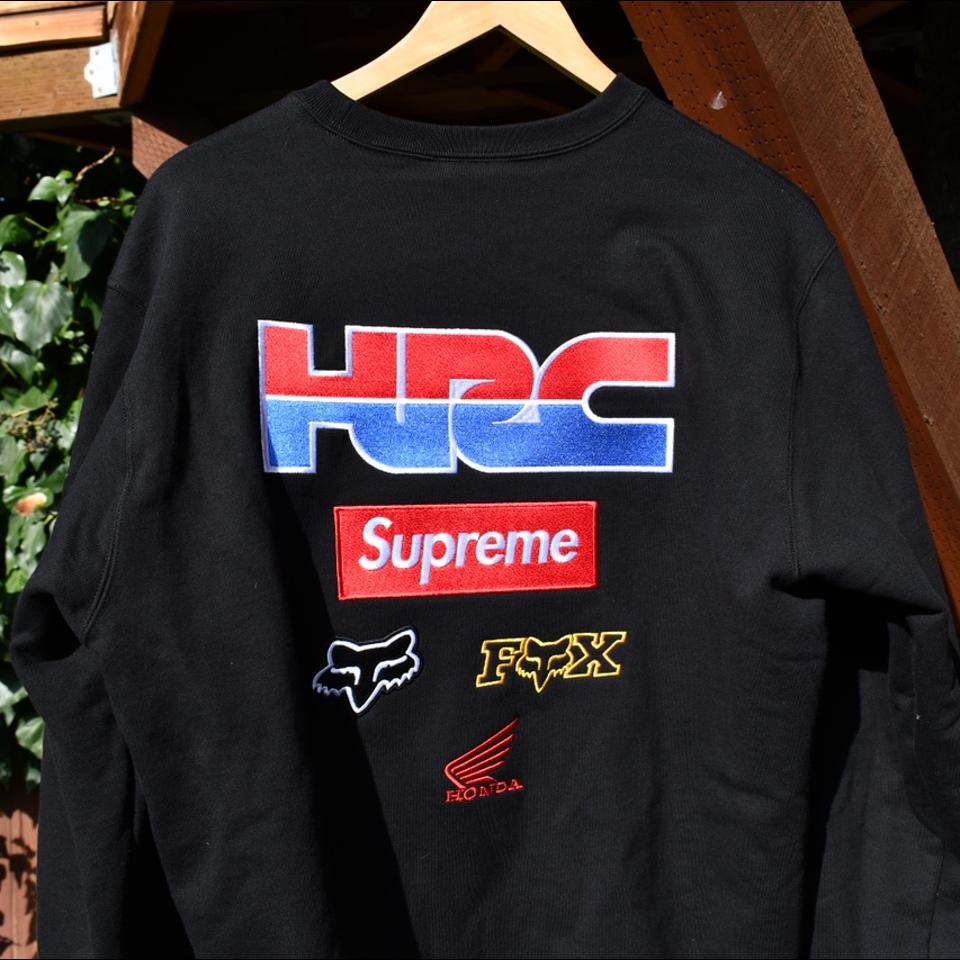 Supreme x hot sale honda crewneck