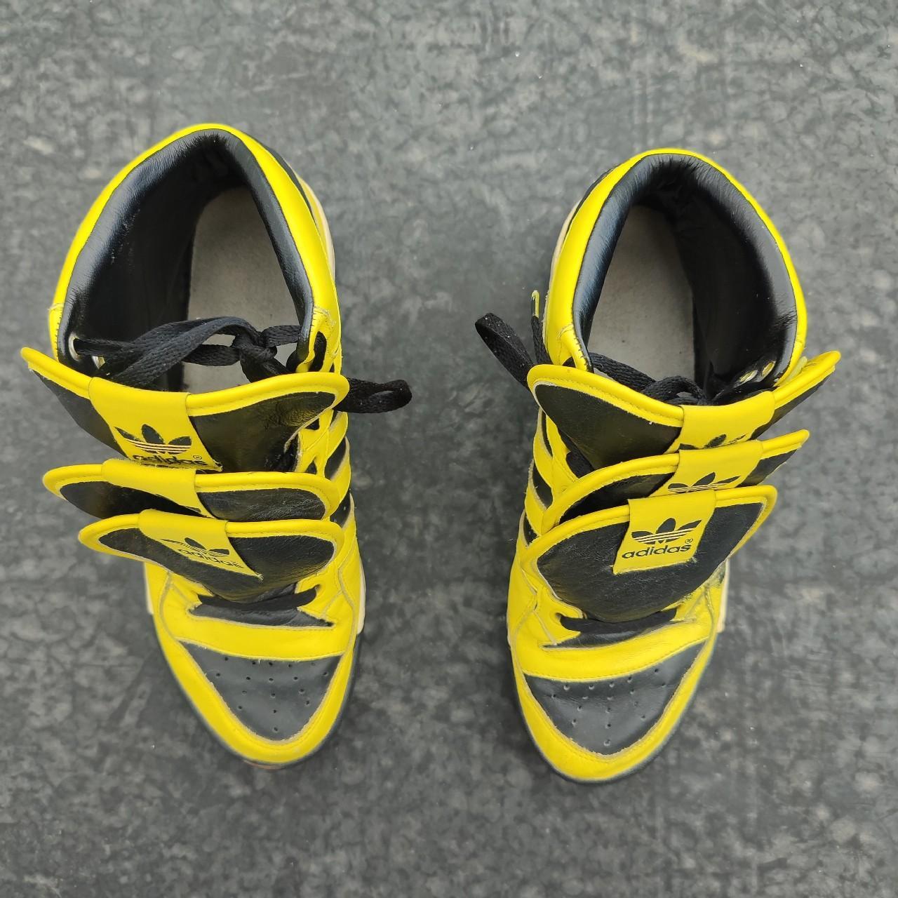 靴 adidas by JEREMY SCOTT colorful tongue Js Wings 'Jeremy Scott Rainbow' - Adidas - G61380 - sun/poppy