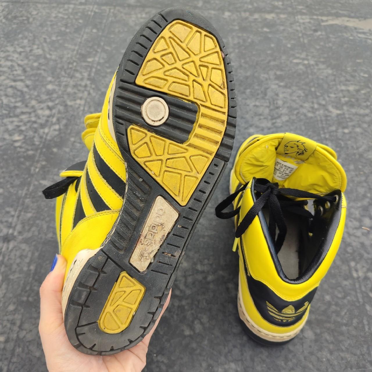 RESERVED) Jeremy Scott X Adidas rare triple tongue | Depop