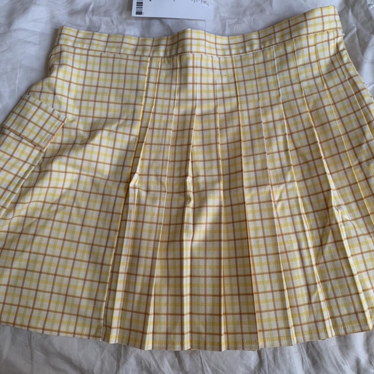 Urban Outfitters pleated school girl mini skirt... - Depop