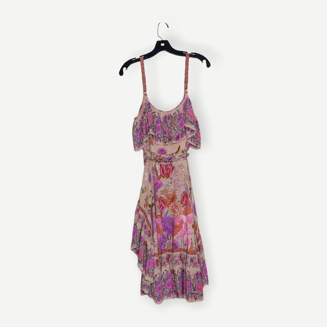Women's Pink and Purple Dress (2)