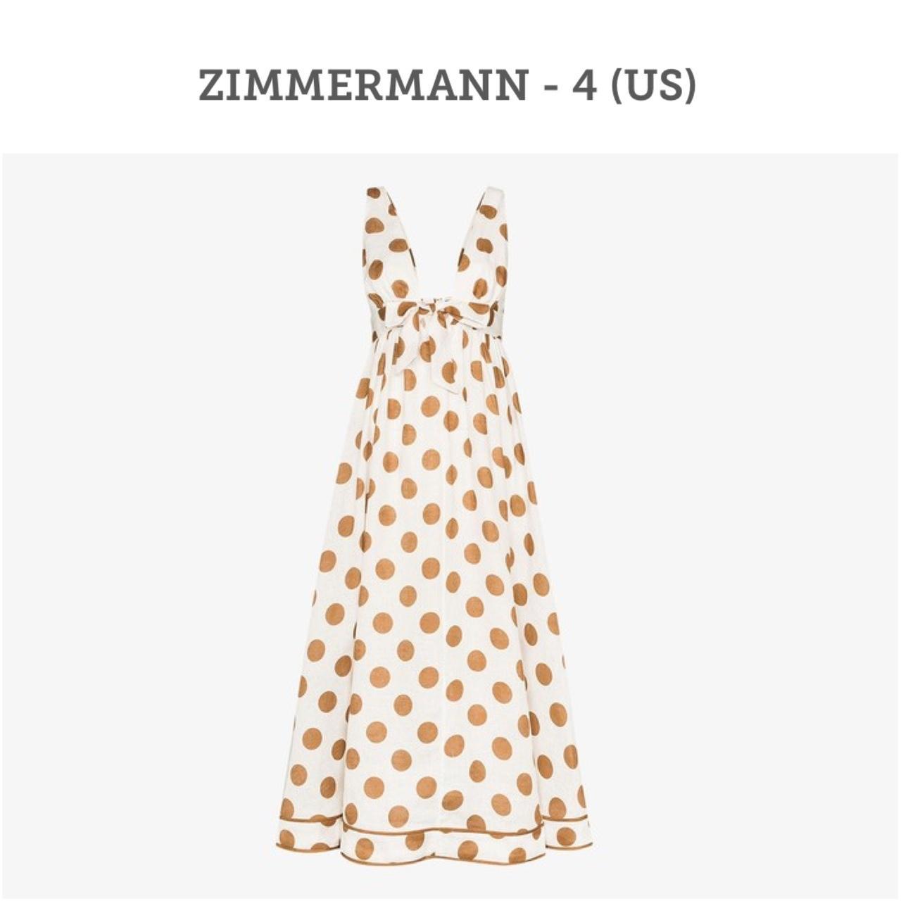 zimmermann empire tie front long dress