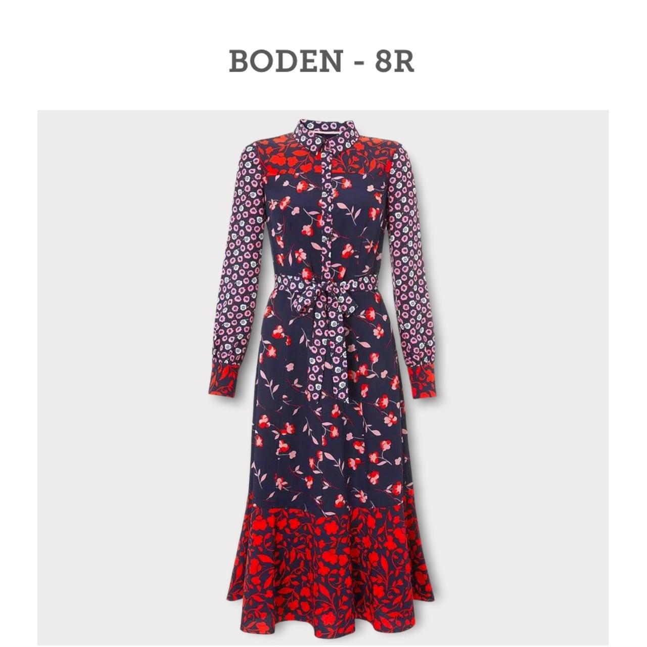 BODEN Sybil Long Sleeves Midi Shirt Dress - Navy... - Depop