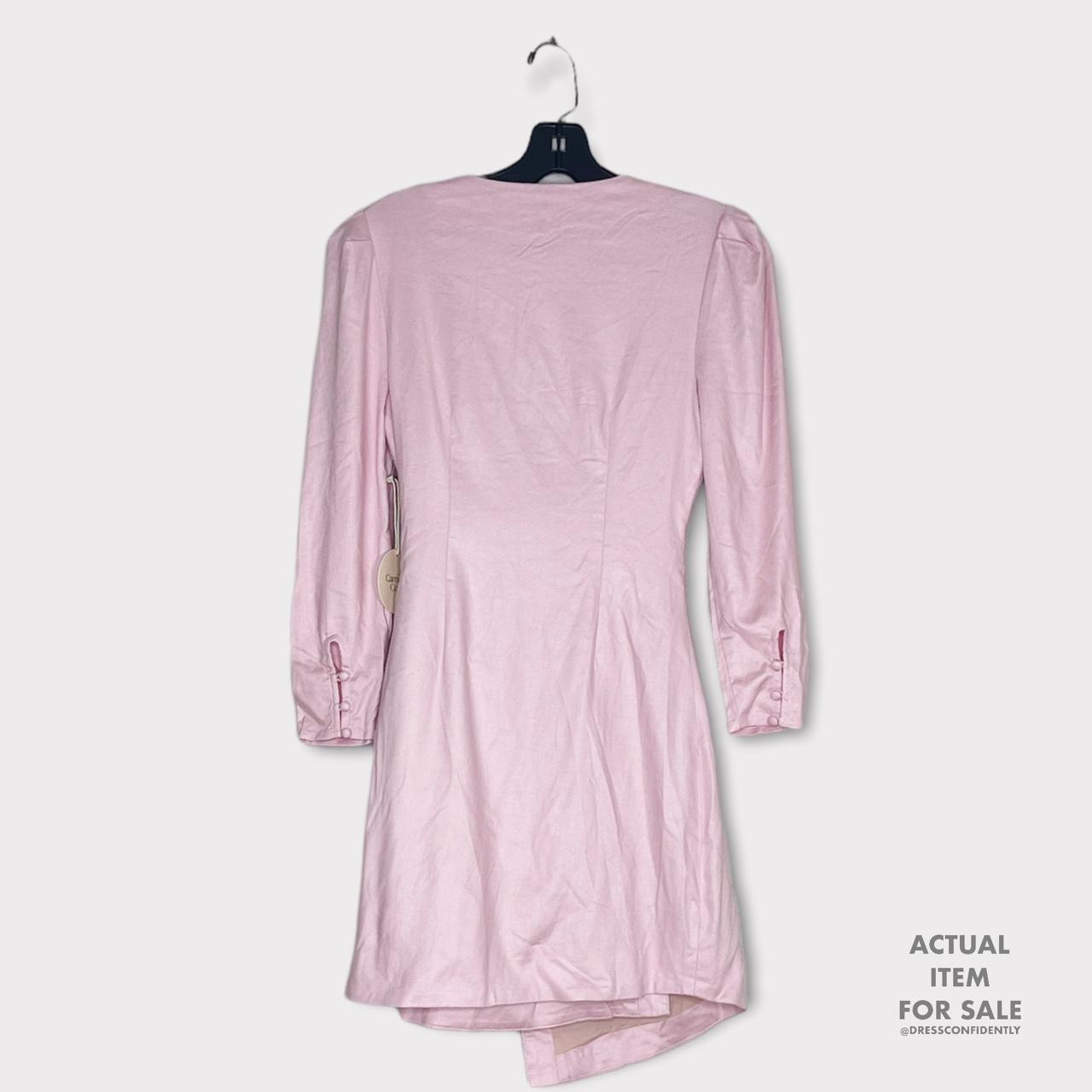 Camila Coelho Annika Mini Dress in Baby Pink