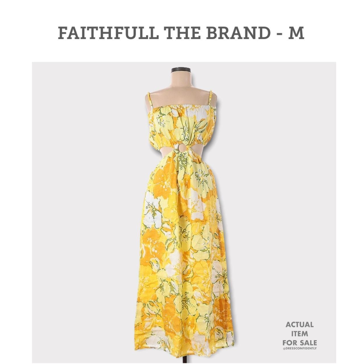 FAITHFULL THE BRAND El Rio Cutout Linen Maxi Dress - - Depop