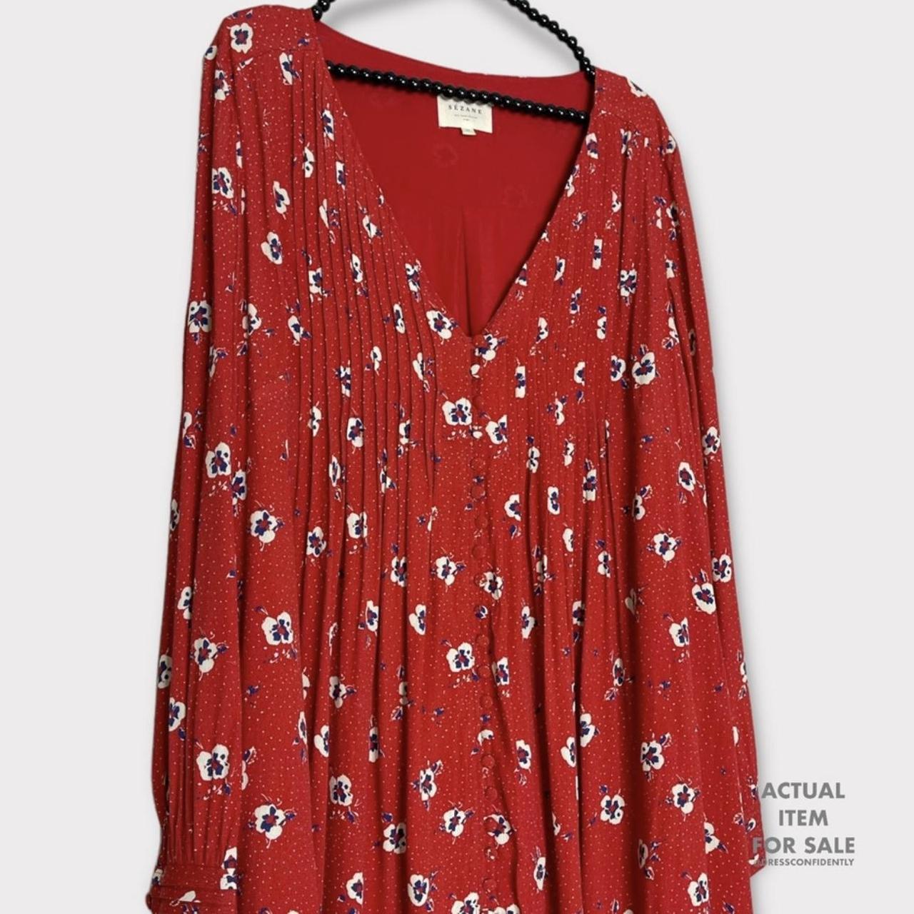 Sézane Women's Red Dress (3)