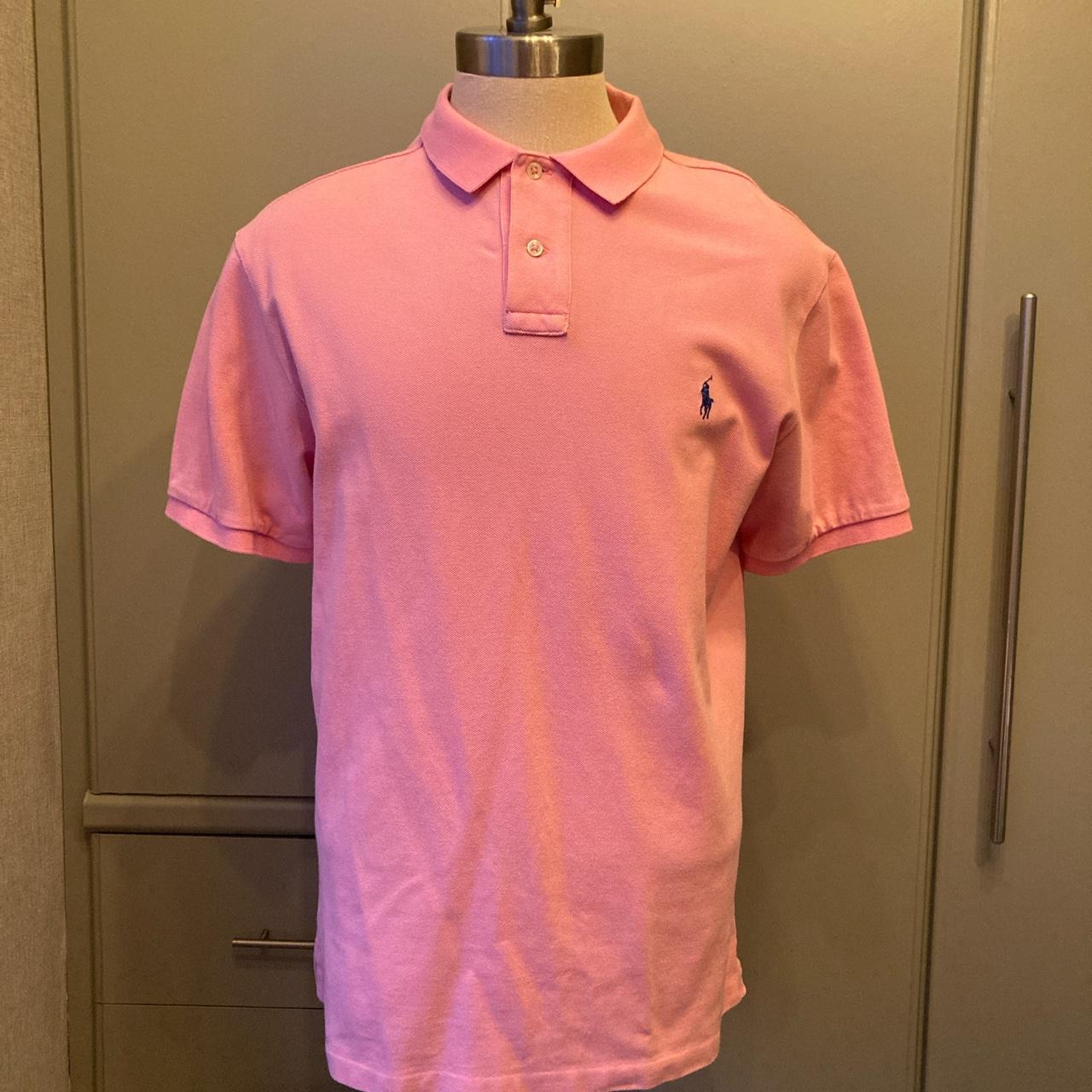 Ralph Lauren polo t-shirt in good worn condition in... - Depop