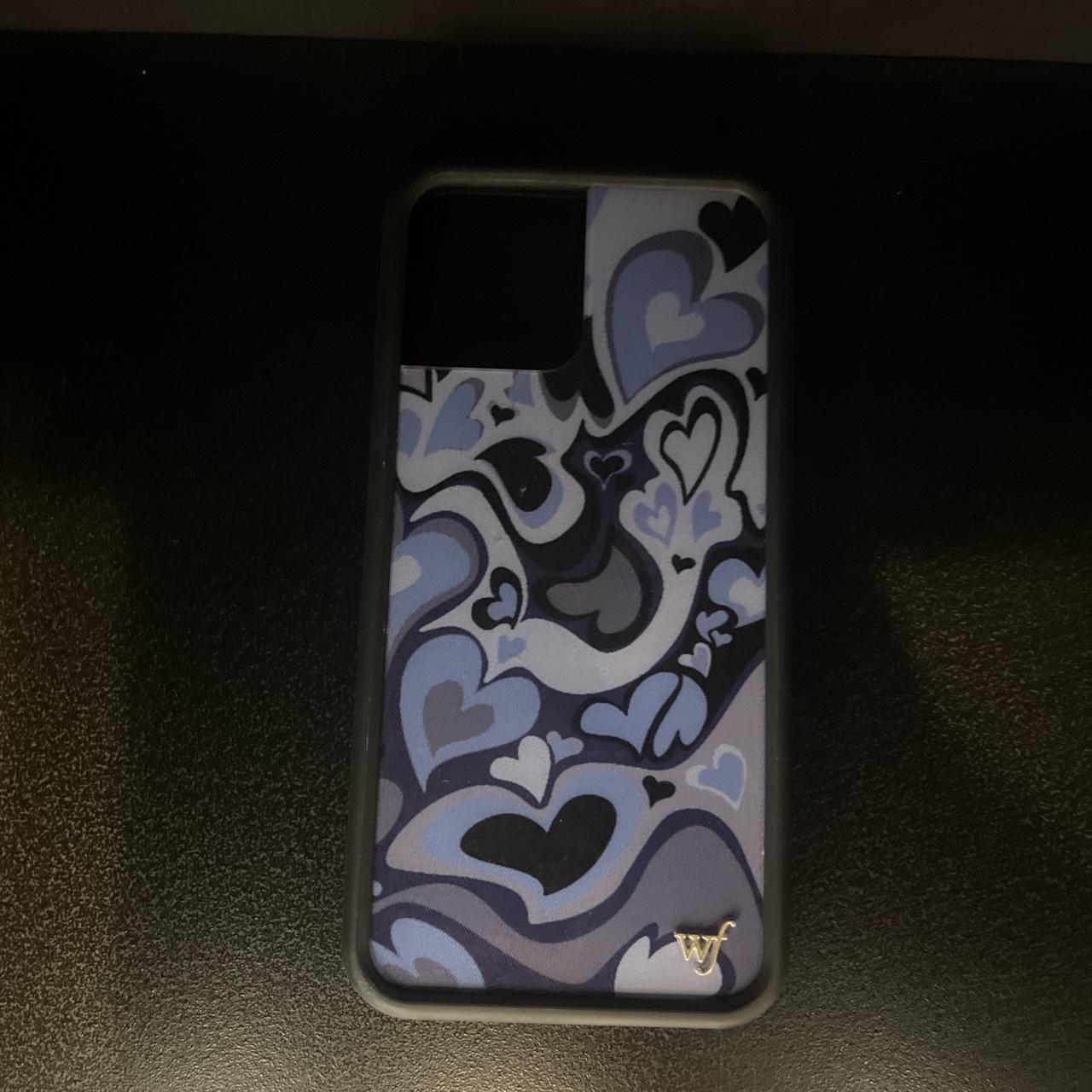 IPHONE 12 PRO MAX wildflower case! Purple hearts... Depop