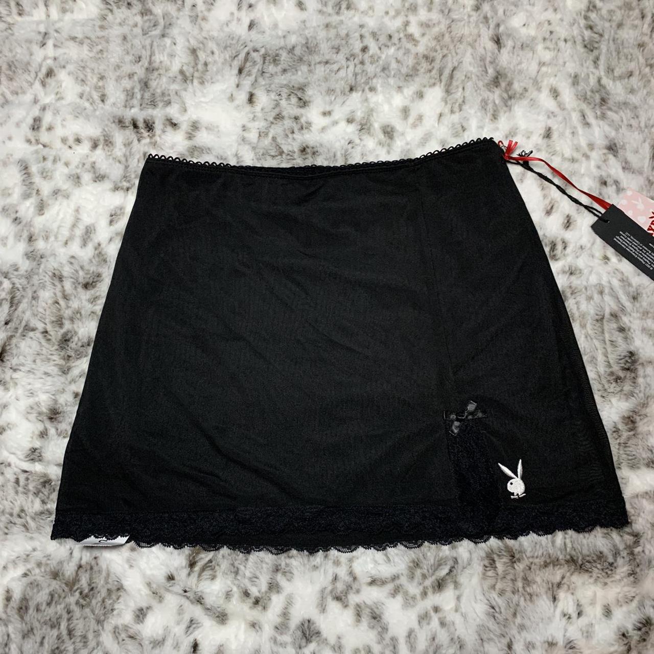 playboy mesh mini skirt