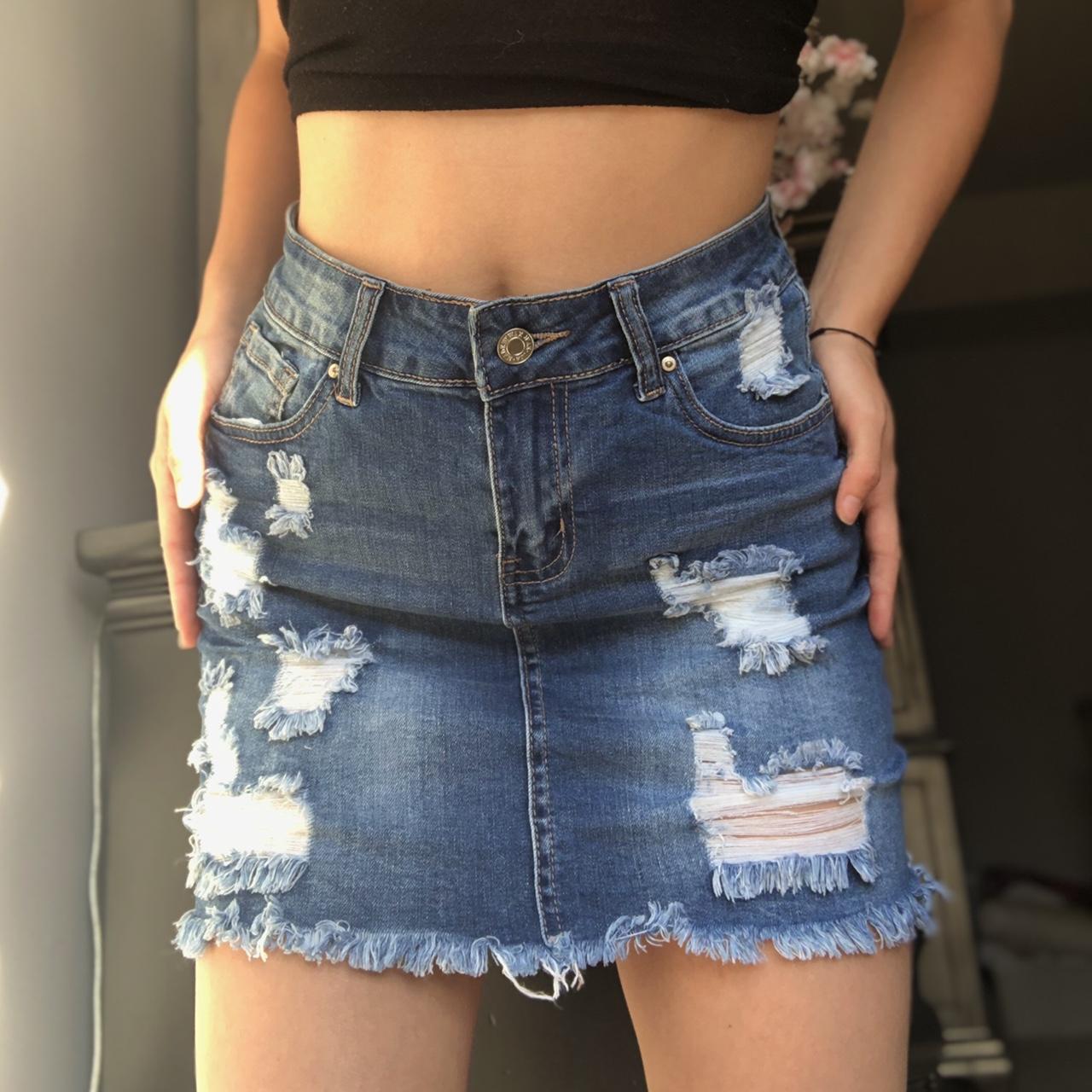 WAX Jeans Mini Skirts | Mercari