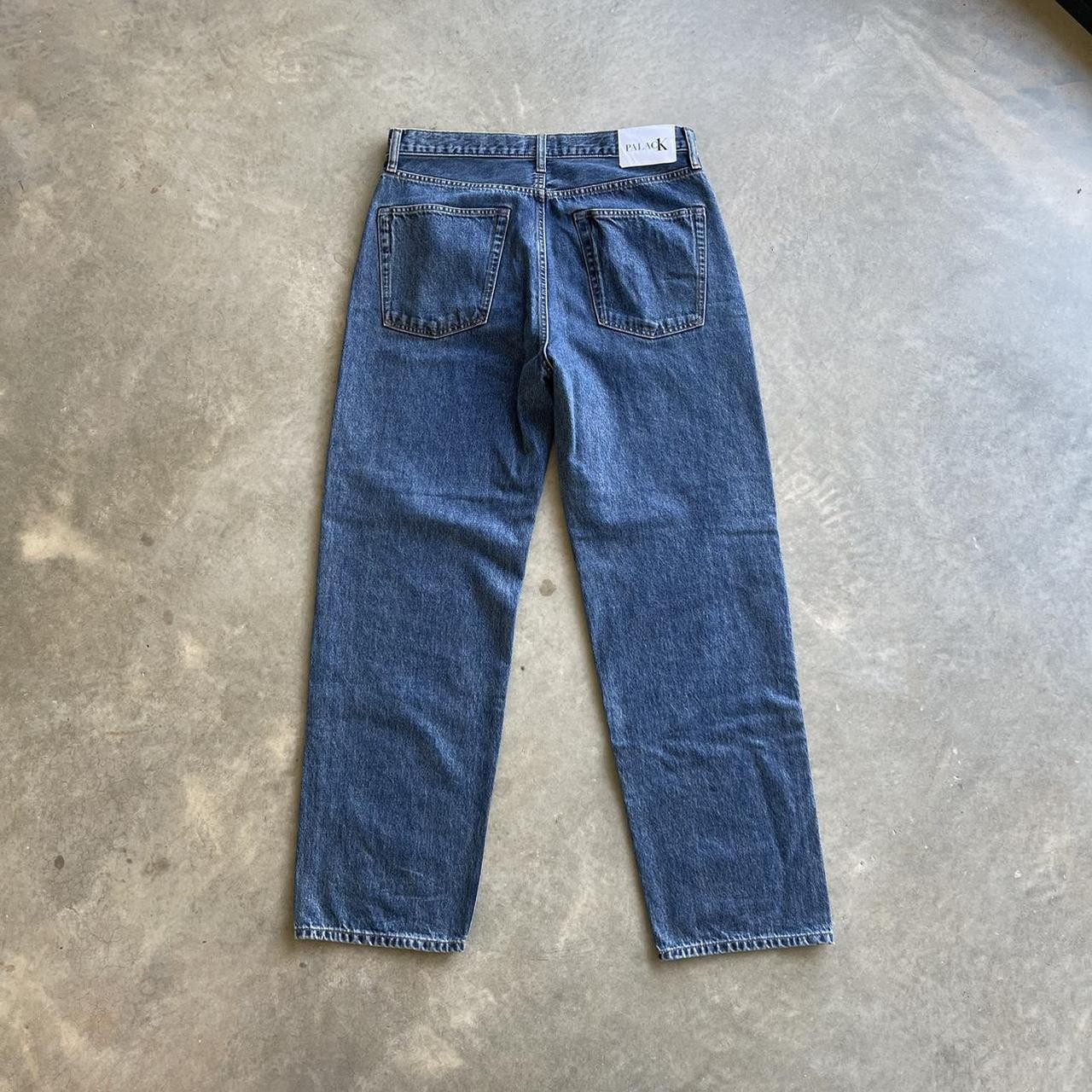 Palace x Calvin Klein Indigo Baggy Denim Size... - Depop