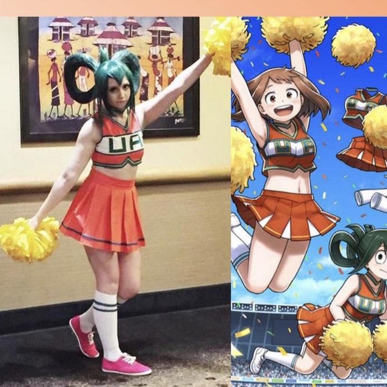 A UA cheer uniform as seen in my hero academia!... - Depop