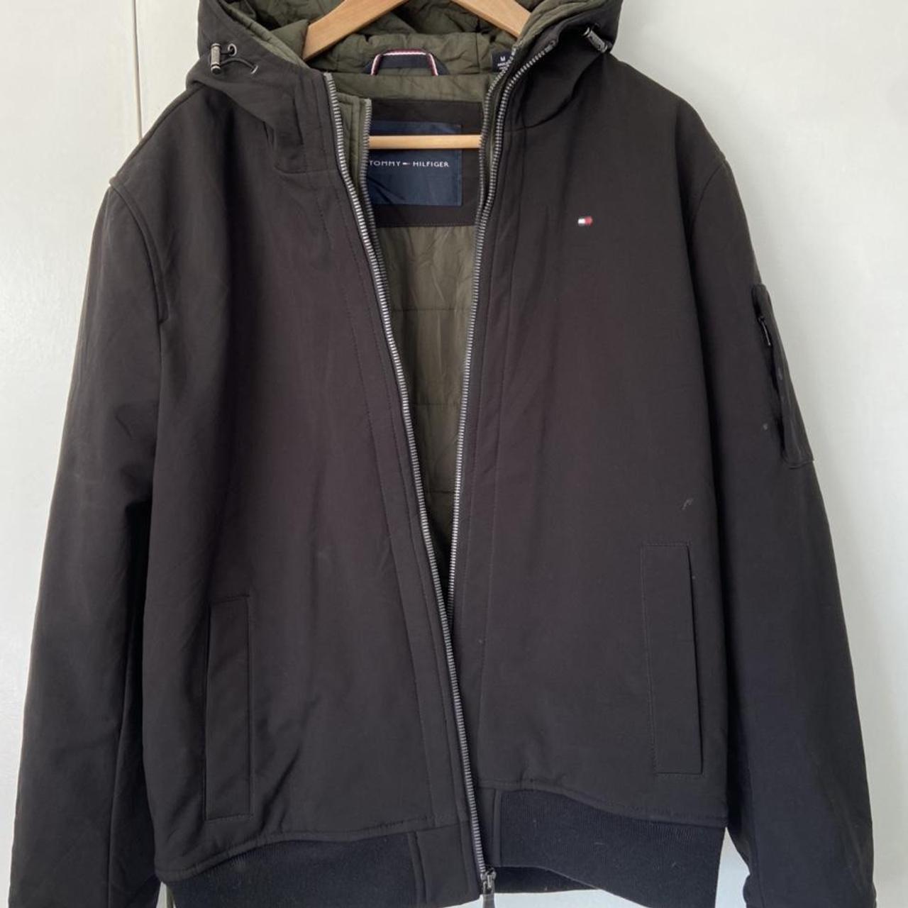 tommy hilfiger hooded canvas jacket