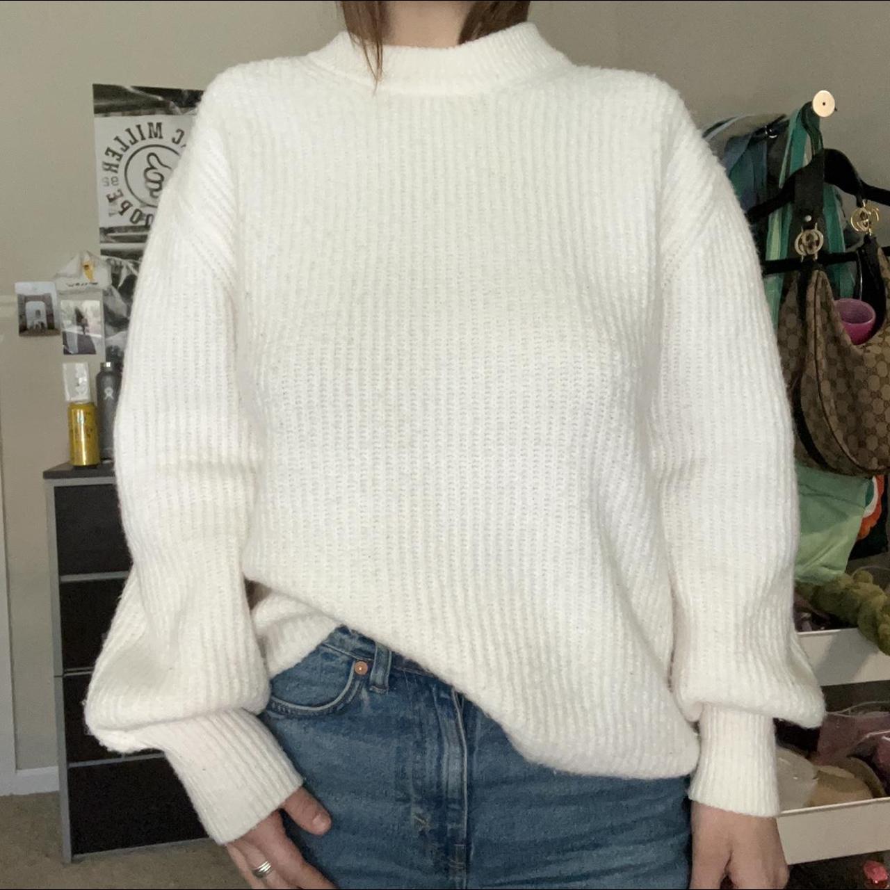 Women's White Jumper | Depop