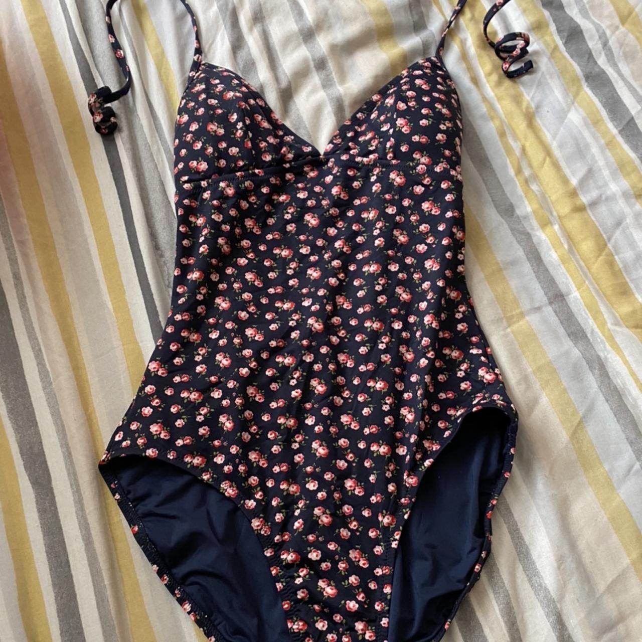 Cath Kidston backless swim suit in xs. never been... - Depop