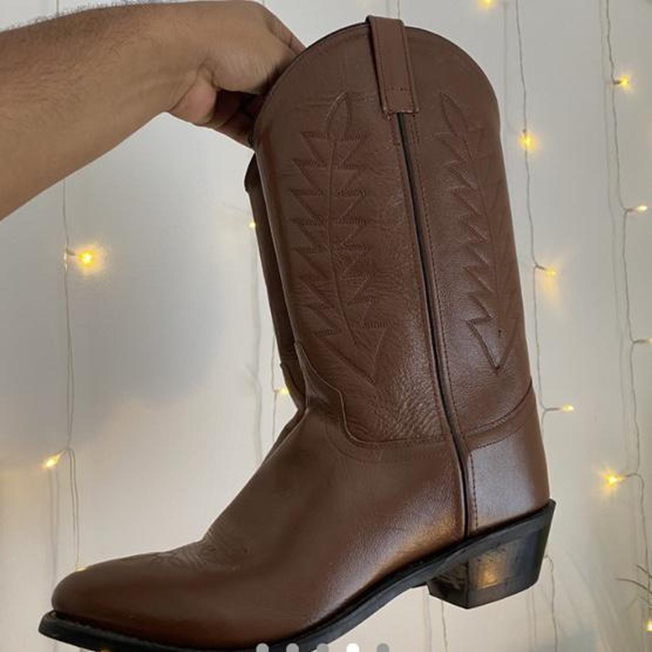 Product Image 2 - Brown vintage cowboy boots

Western cowboy