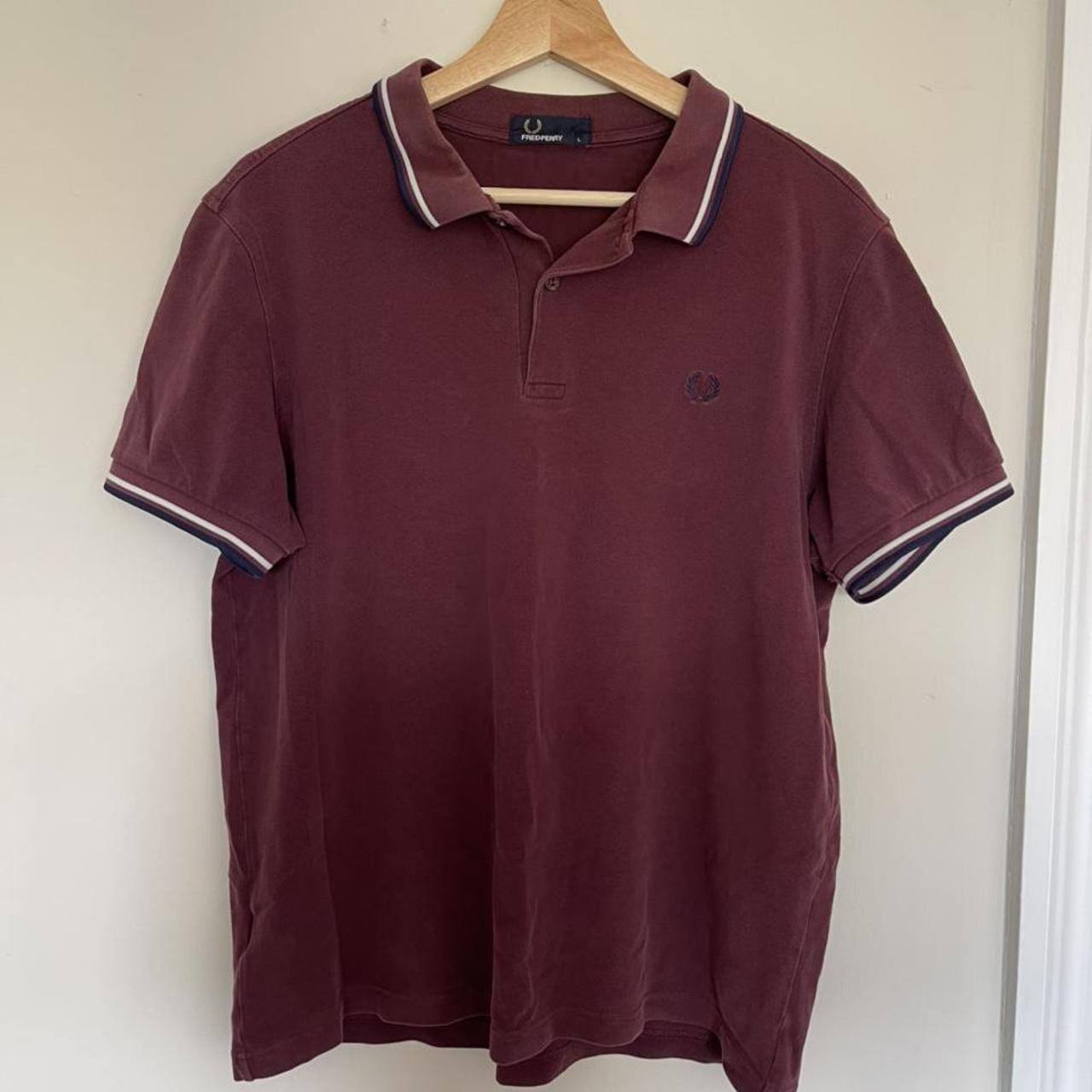 Fred Perry Polo Shirt 100% Cotton Excellent... - Depop