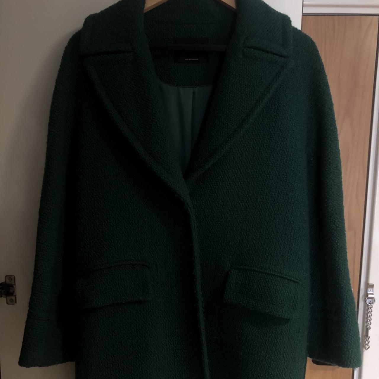 Massimo dutti 2024 green coat