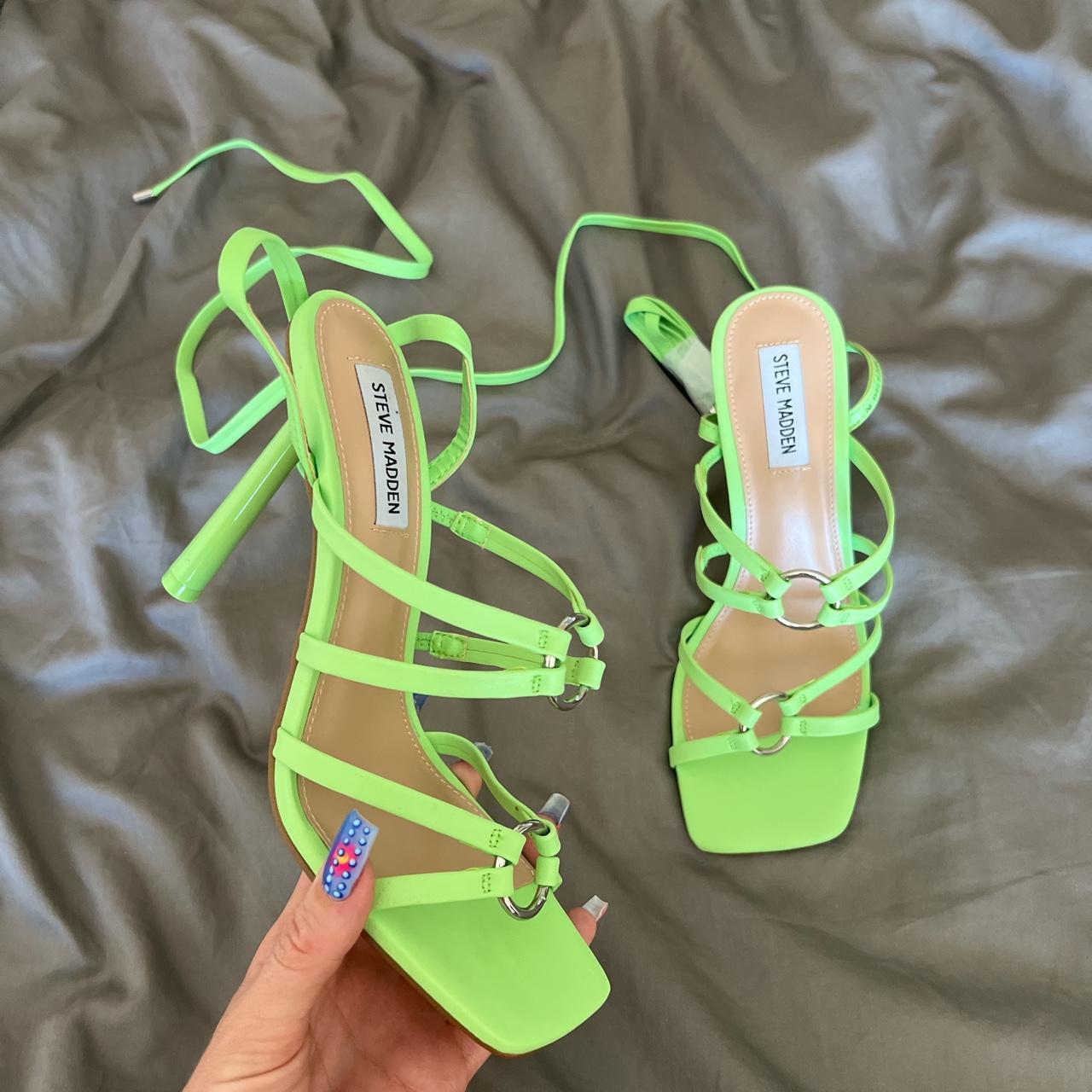 Steve madden neon on sale sandals