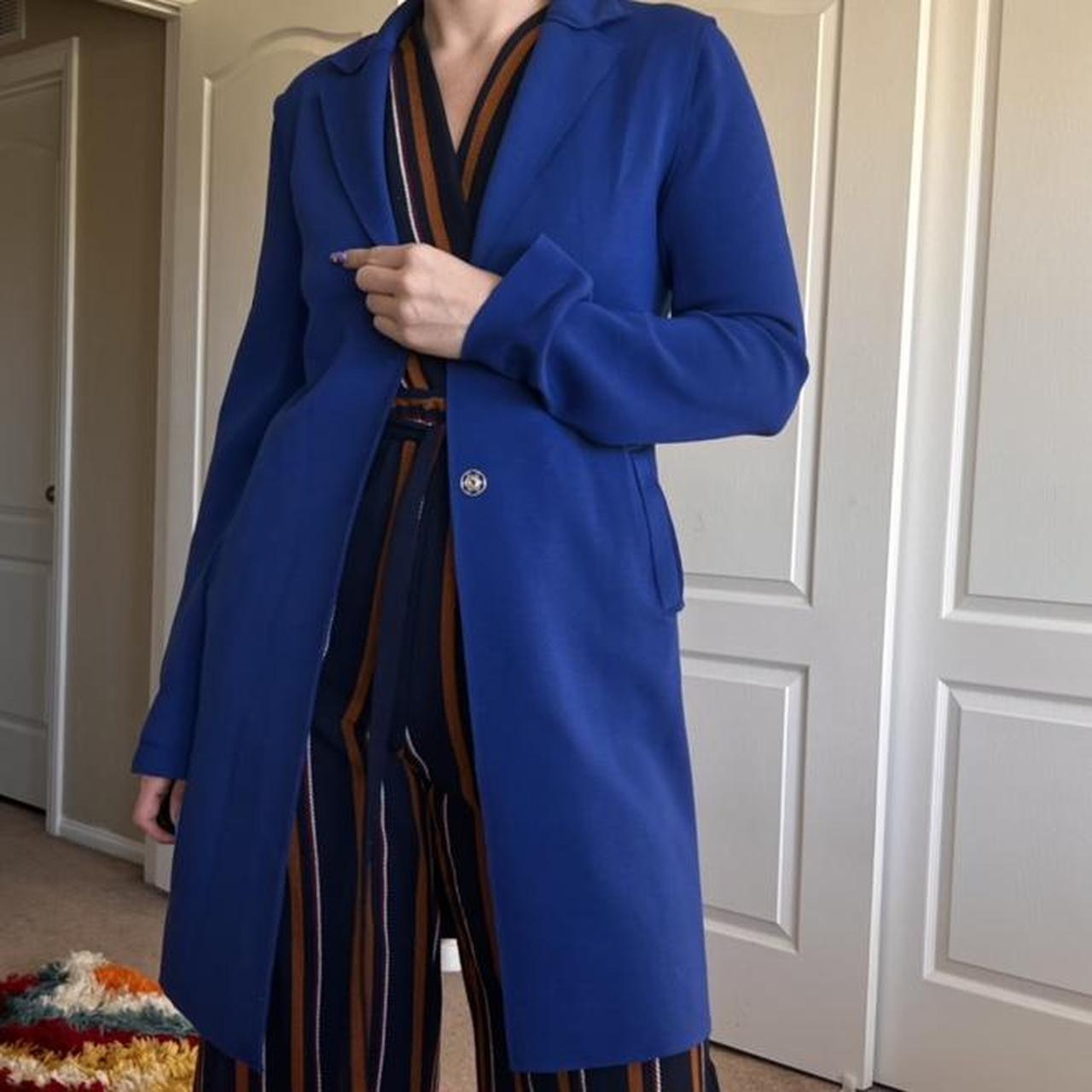 Carolina Herrera Women's Blue Coat