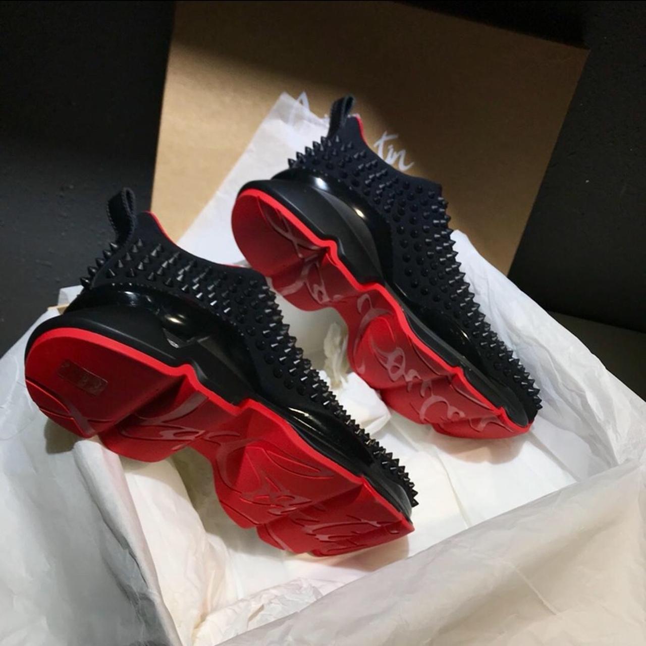 CHRISTIAN LOUBOUTIN Spike Sock Donna Depop