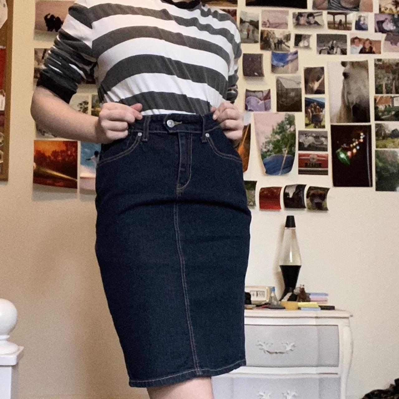 Levi's everyday hotsell denim skirt