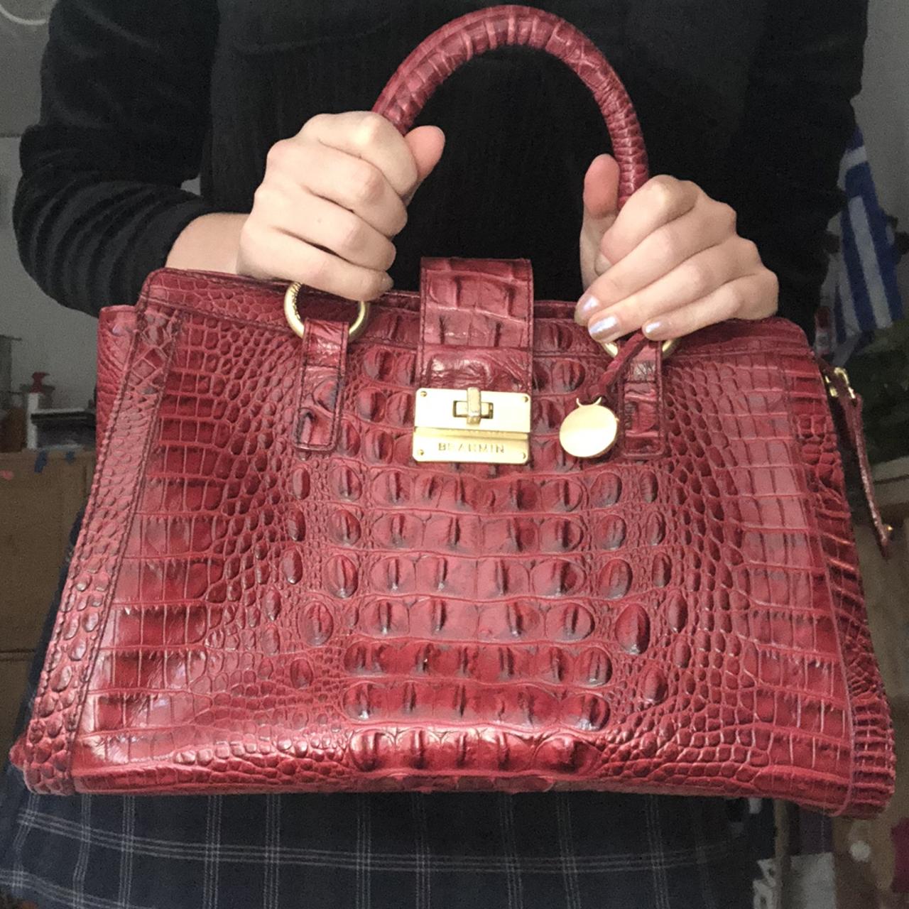 Brahmin hot sale snakeskin bag