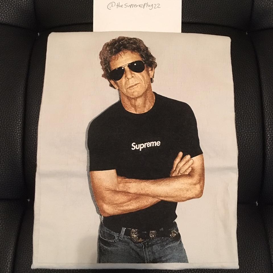 SS09 RARE supreme Lou reed photo tee. These are hard. Depop