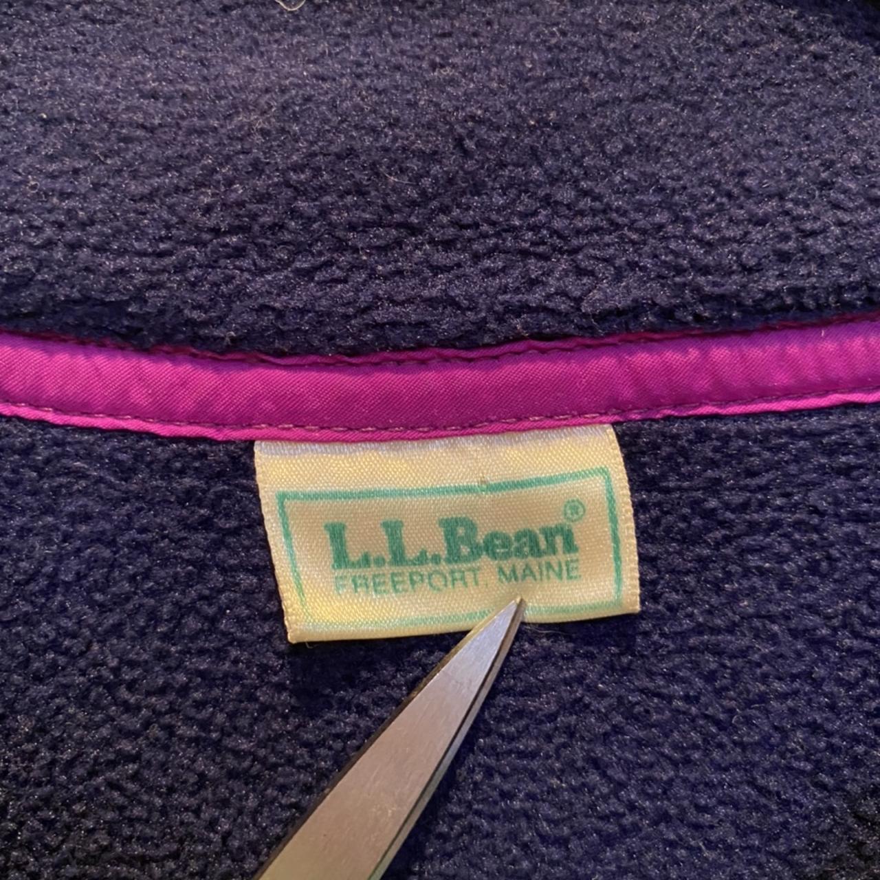 L.L.Bean Men's Purple and Blue Jacket (3)