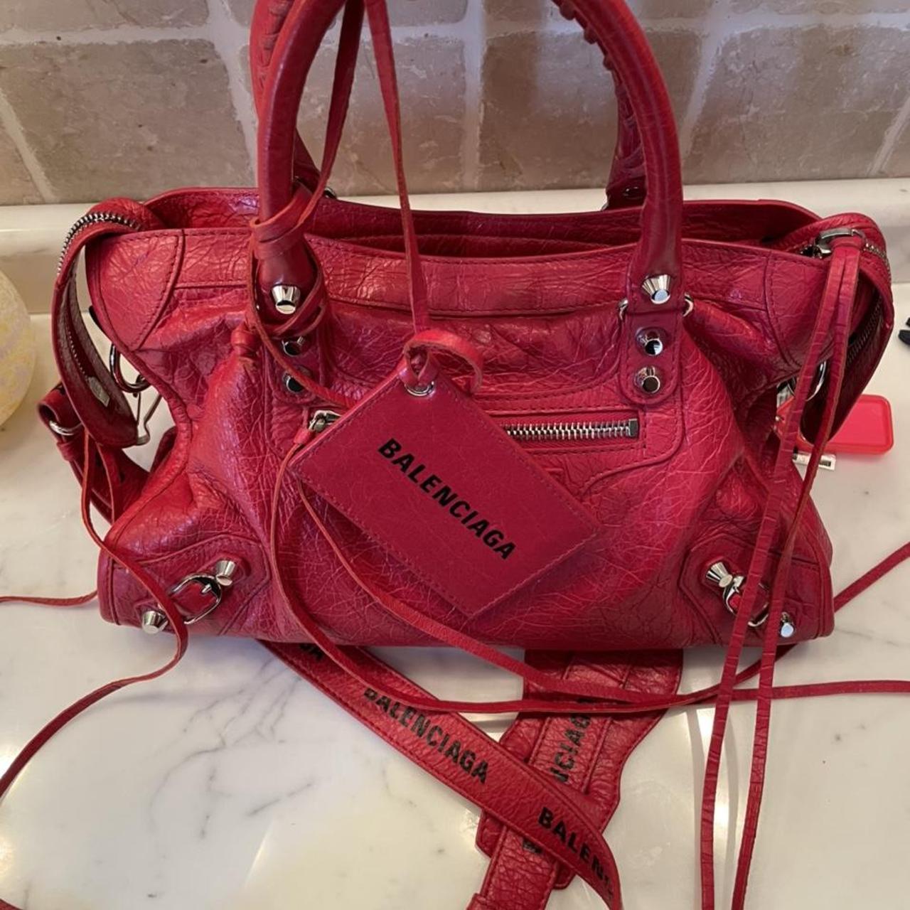 Balenciaga hot sale city rossa