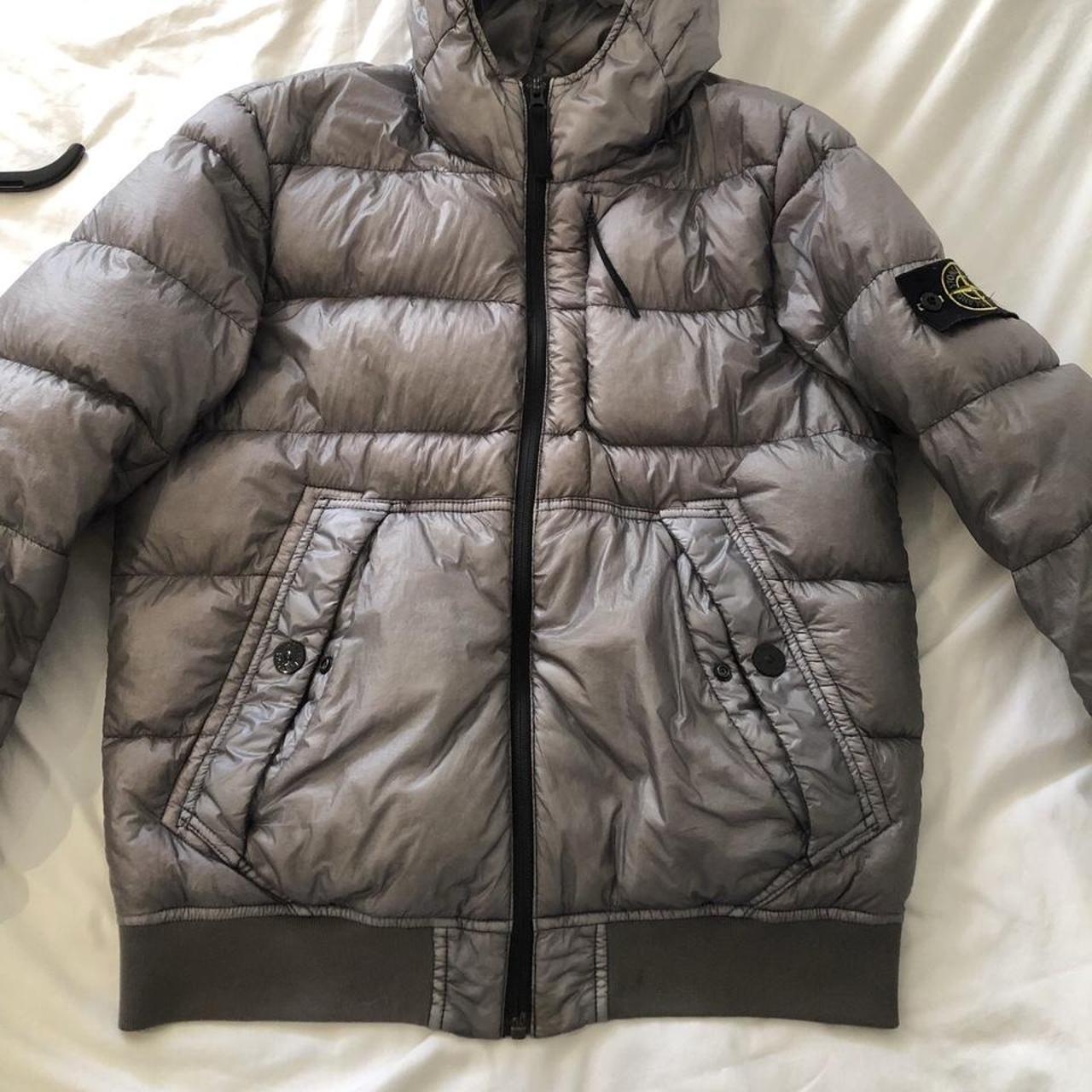 Stone island puffer coat. 7/10 condition, two small... - Depop