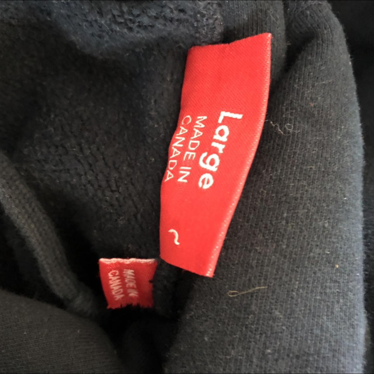 Supreme box outlet logo hoodie tag