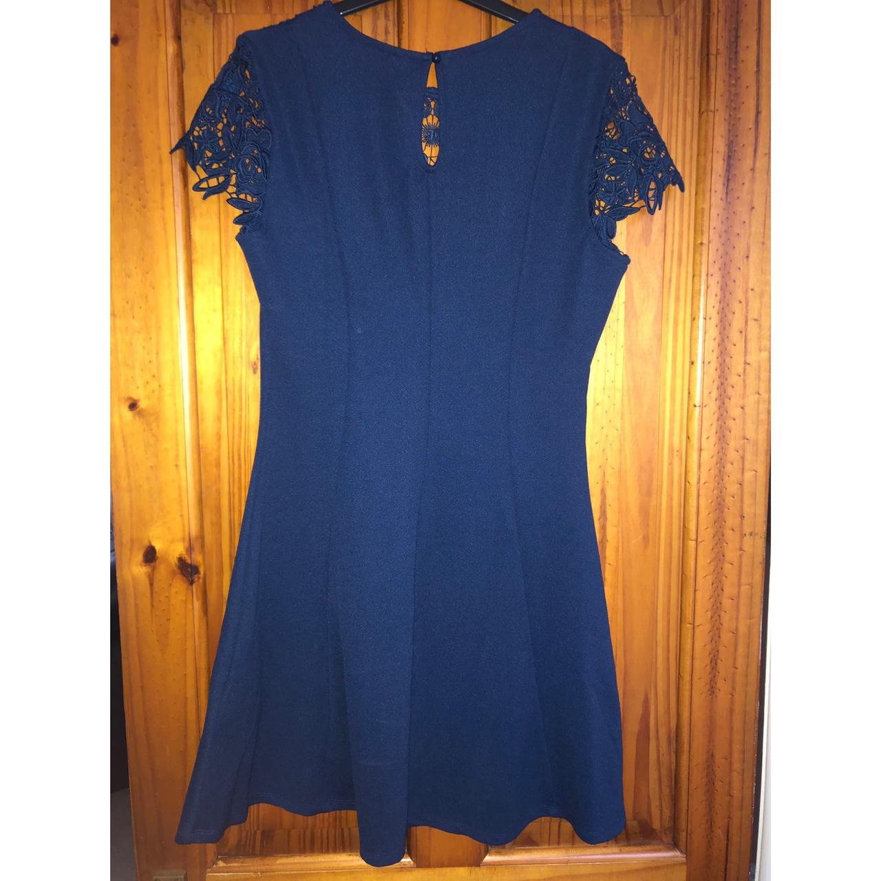Lovely navy blue going out dress from Lipsy with... Depop