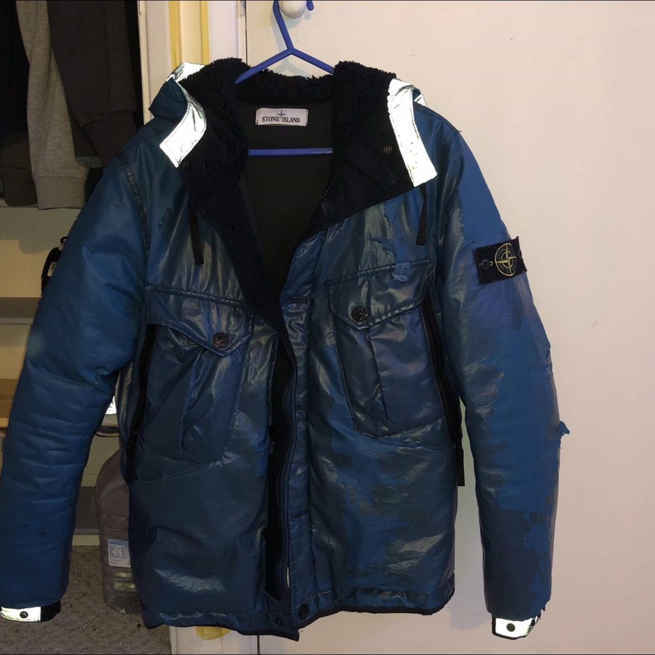 STONE ISLAND ICE JACKET BLUE ️ Great winter item... - Depop