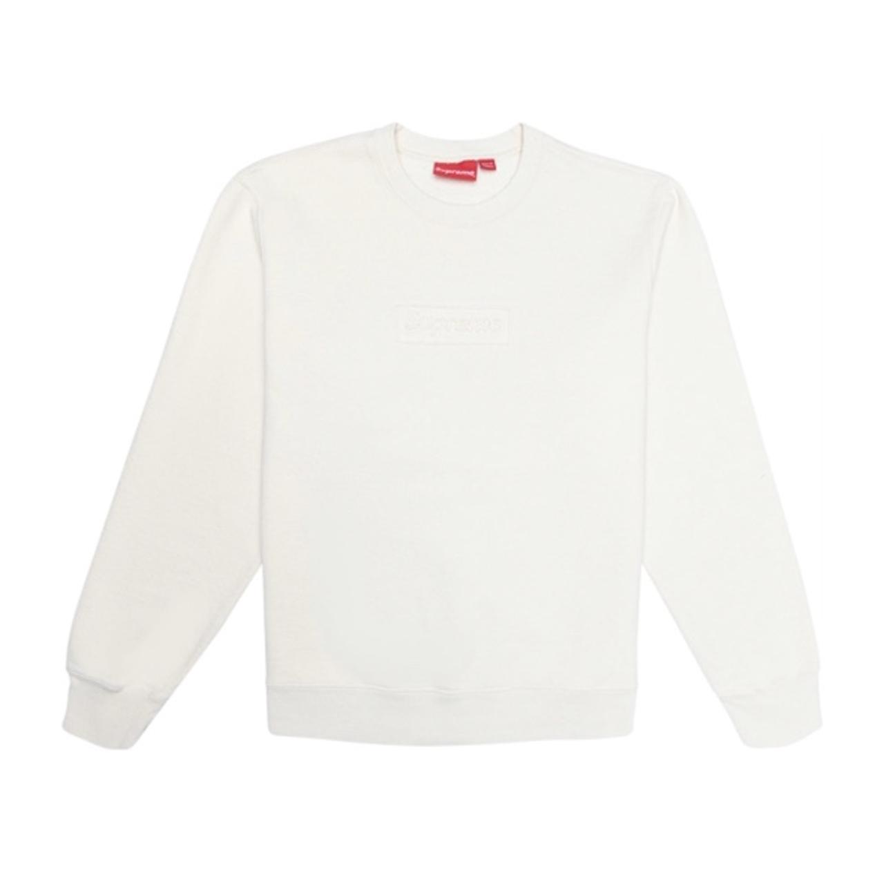 Mサイズ Supreme Cutout Logo Crewneck 撰ば Black 