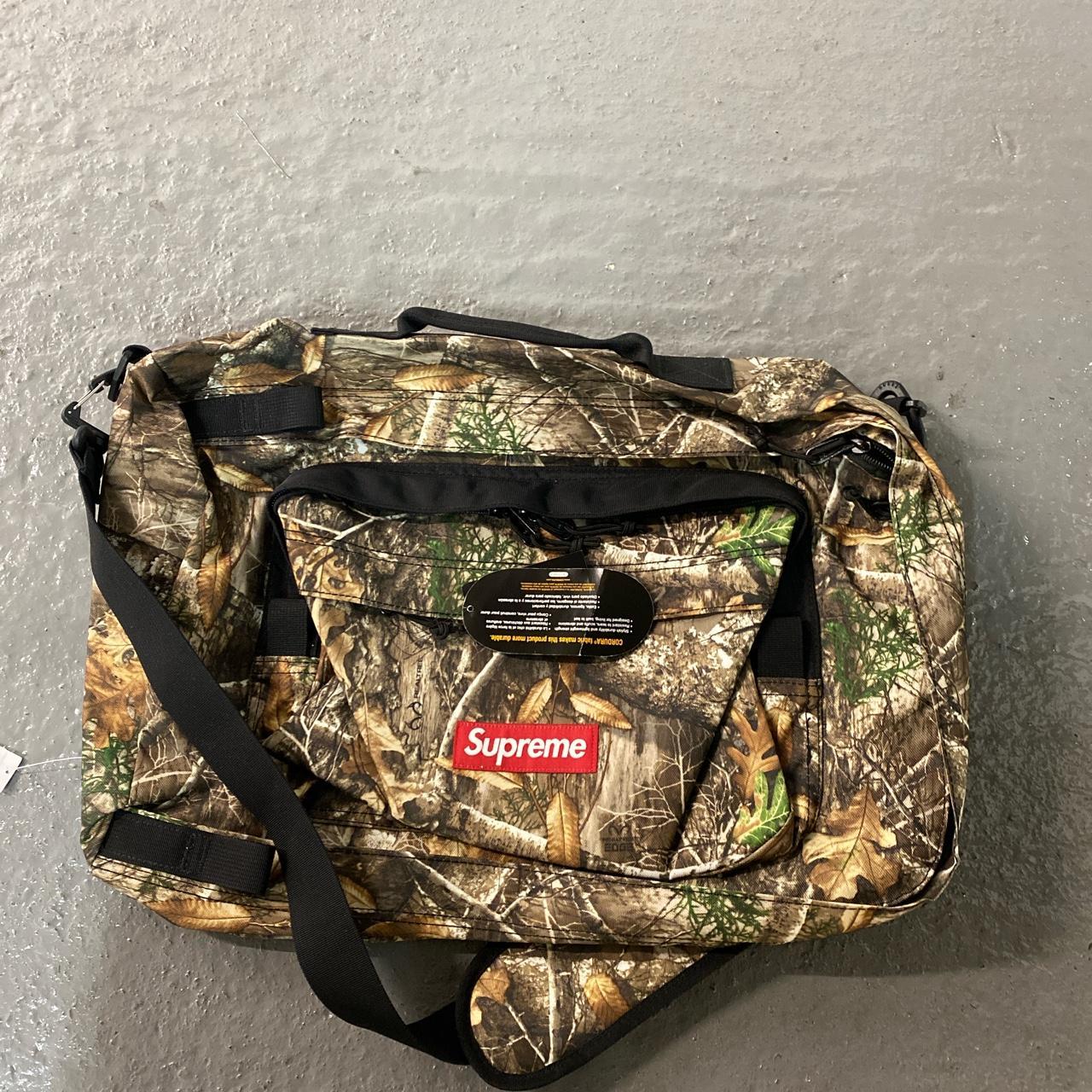 Supreme Camo duffel bag Depop