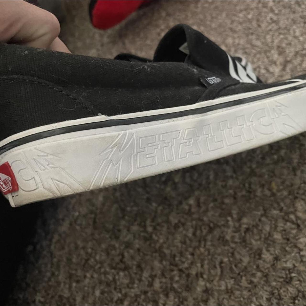 Metallica vans sale slip on