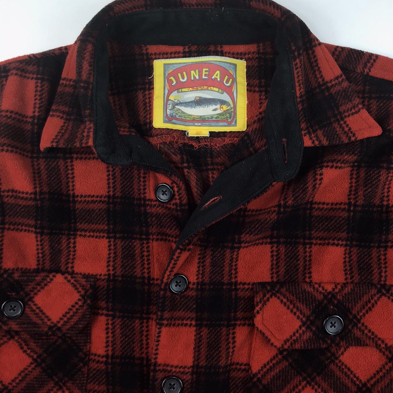 Source Unknown Men's Shacket Jacket - Red/Black -… - image 3